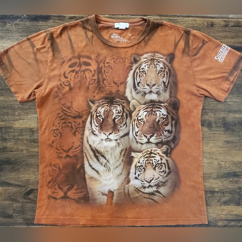 Vintage Tiger‎ Siegfried & Roy Mirage Hotel Las Vegas T-Shirt, Size L